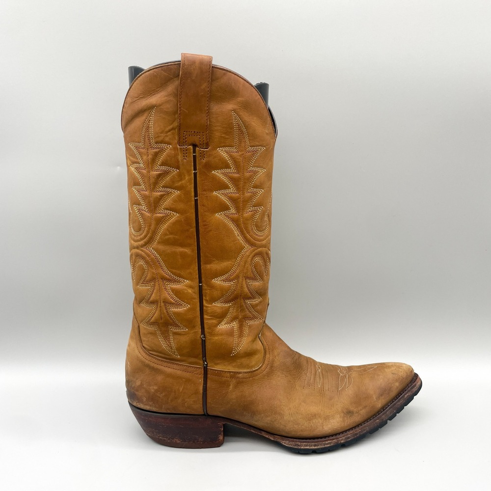 Thieves Market El Dorado Mens 10.5 D Vintage Tan Leather Western Cowboy Boots